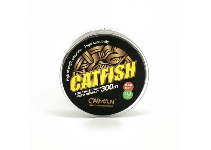 Леска Caiman Catfish 300м 0,50мм тёмно-коричневая (6шт в упак)