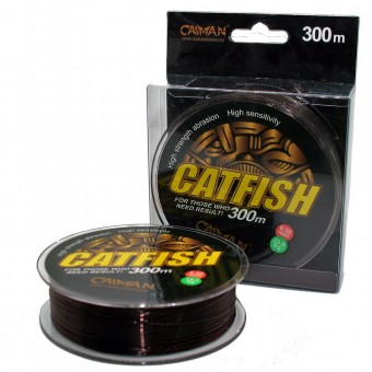Леска Caiman Catfish 300м 0,70мм тёмно-коричневая (6шт в упак)