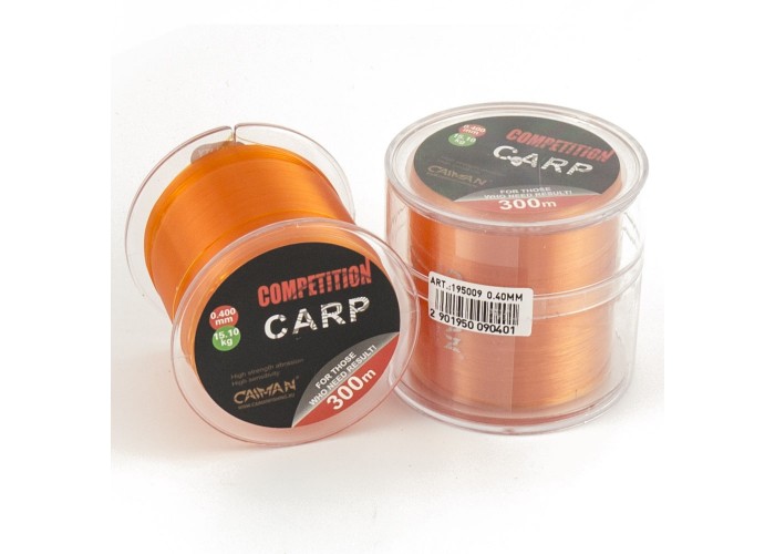 Леска Caiman Competition Carp 300м 0,400мм оранжевая