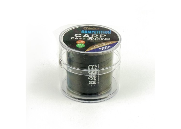 Леска Caiman Competition Carp Sinking 300м 0,30мм черная