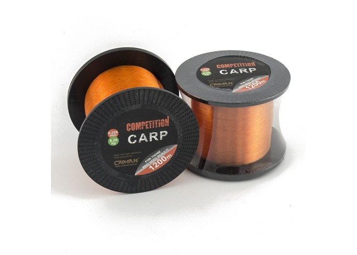 Леска Caiman Competition Carp 1200м 0,228мм оранжевая