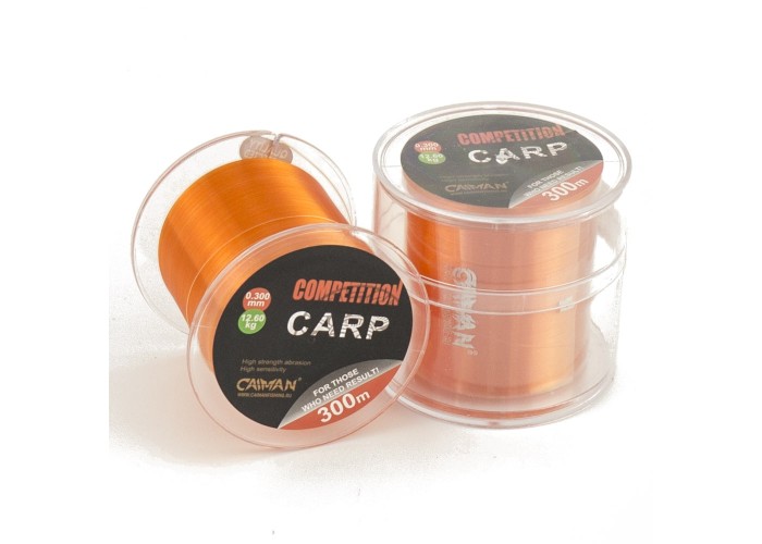 Леска Caiman Competition Carp 300м 0,300мм оранжевая