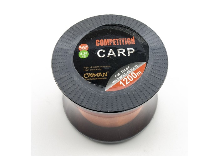 Леска Caiman Competition Carp 1200м 0,228мм оранжевая