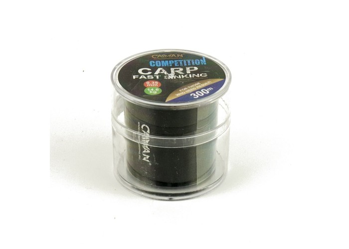 Леска Caiman Competition Carp Sinking 300м 0,35мм черная
