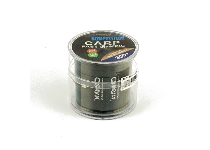 Леска Caiman Competition Carp Sinking 300м 0,40мм черная