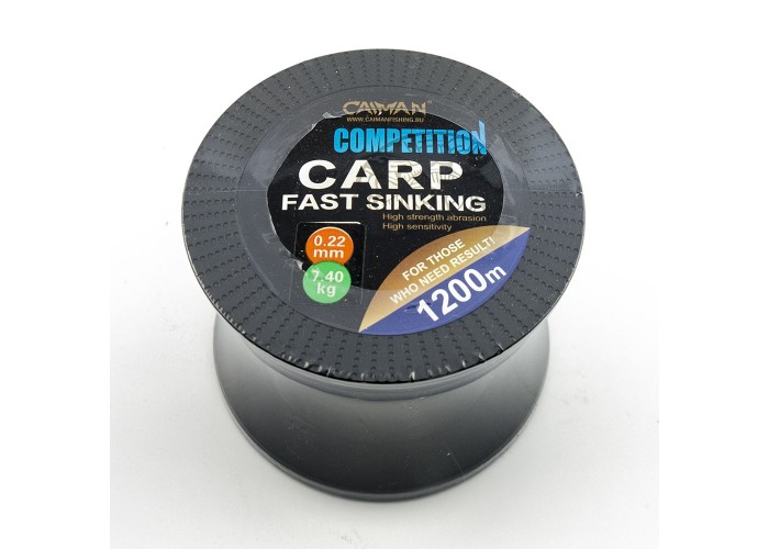 Леска Caiman Competition Carp 1200м черная 0,22мм
