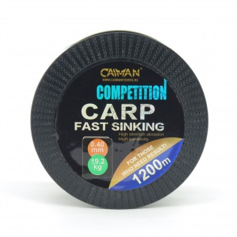 Леска Caiman Competition Carp 1200м черная 0,30мм