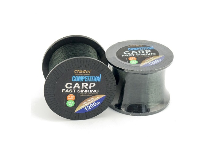 Леска Caiman Competition Carp 1200м черная 0,28мм