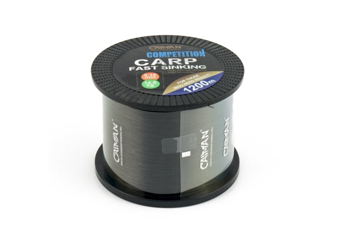 Леска Caiman Competition Carp 1200м черная 0,35мм