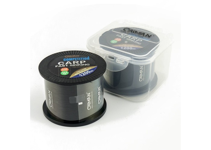 Леска Caiman Competition Carp 1200м черная 0,35мм