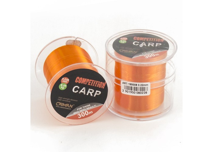 Леска Caiman Competition Carp 300м 0,228мм оранжевая
