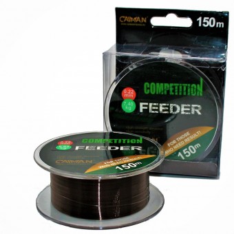Леска Caiman Competition Feeder Sinking 150м 0,18мм Коричневая
