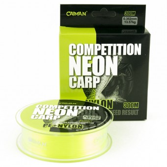 Леска Caiman Competition Neon Carp 300м green 0,35мм