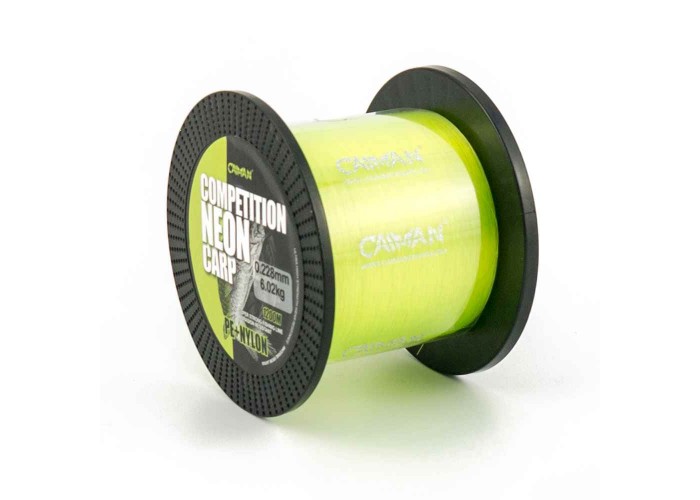 Леска Caiman Competition Neon Carp 1200м green 0,22мм