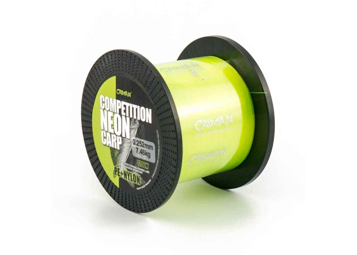 Леска Caiman Competition Neon Carp 1200м green 0,25мм