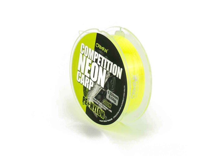 Леска Caiman Competition Neon Carp 300м green 0,22мм