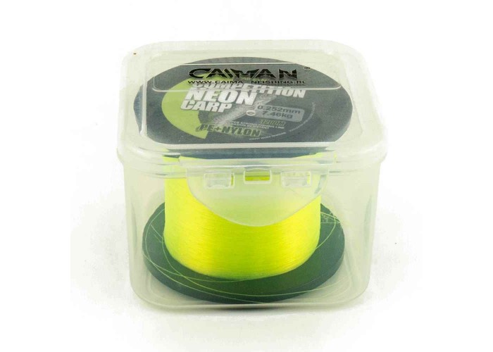 Леска Caiman Competition Neon Carp 1200м green 0,25мм