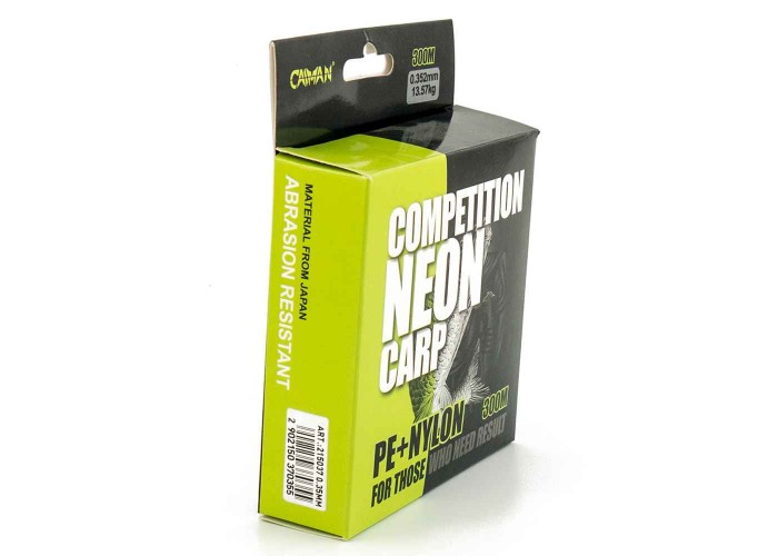 Леска Caiman Competition Neon Carp 300м green 0,35мм