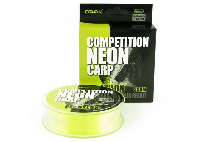 Леска Caiman Competition Neon Carp 300м green 0,35мм