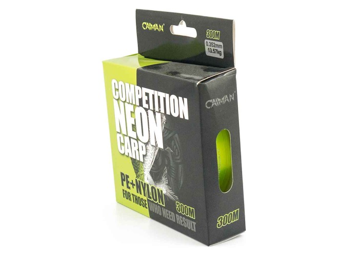 Леска Caiman Competition Neon Carp 300м green 0,35мм
