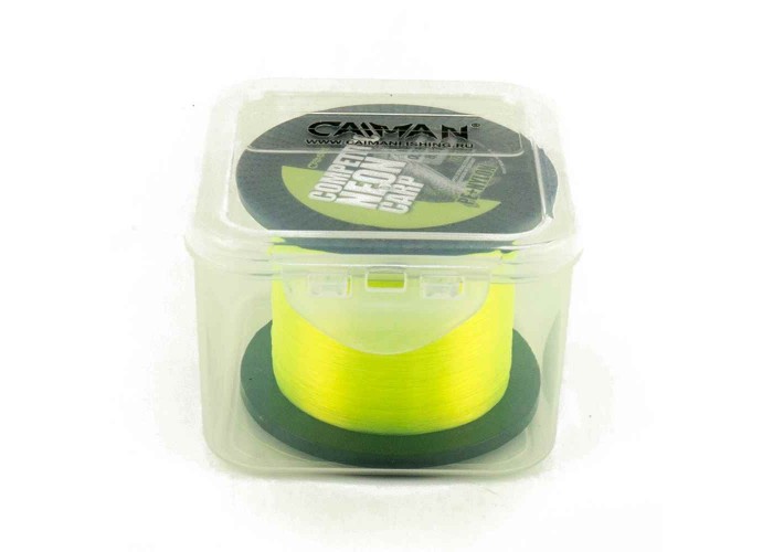 Леска Caiman Competition Neon Carp 1200м green 0,28мм