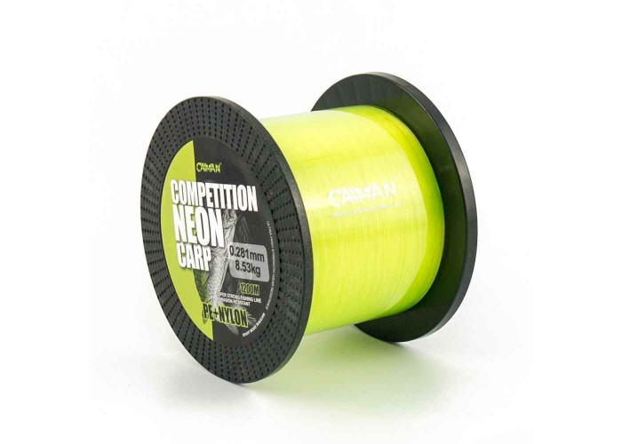Леска Caiman Competition Neon Carp 1200м green 0,28мм