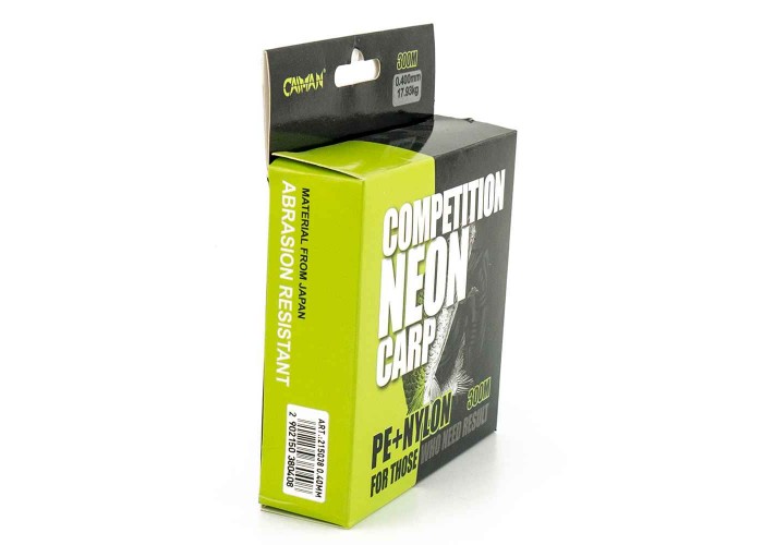 Леска Caiman Competition Neon Carp 300м green 0,40мм