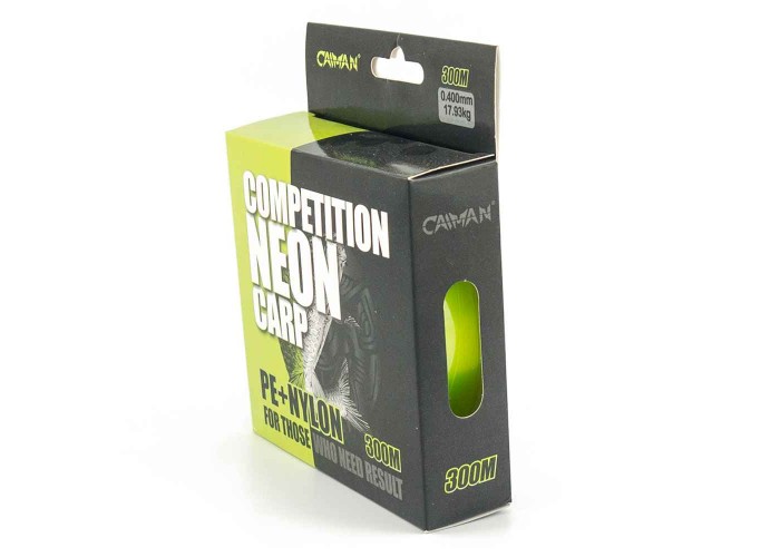 Леска Caiman Competition Neon Carp 300м green 0,40мм