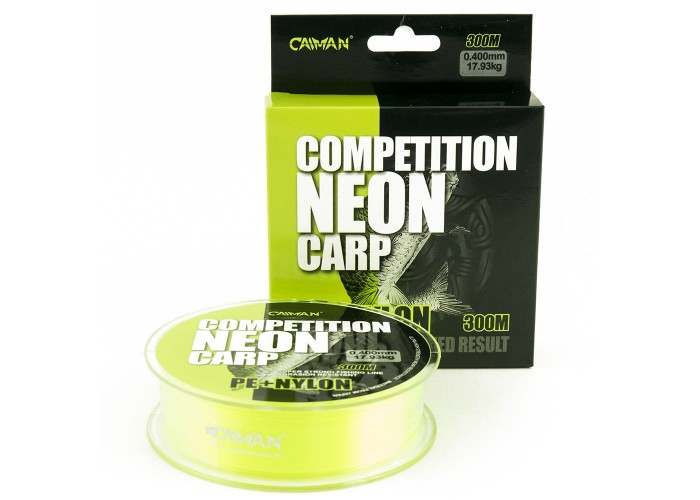 Леска Caiman Competition Neon Carp 300м green 0,40мм