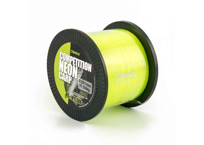 Леска Caiman Competition Neon Carp 1200м green 0,32мм