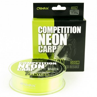 Леска Caiman Competition Neon Carp 300м green 0,40мм