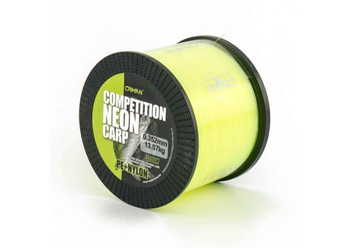 Леска Caiman Competition Neon Carp 1200м green 0,35мм