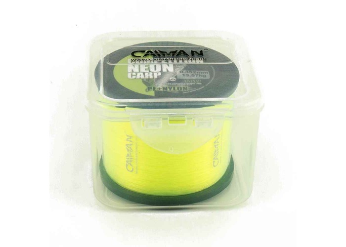 Леска Caiman Competition Neon Carp 1200м green 0,35мм