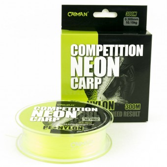 Леска Caiman Competition Neon Carp 300м green 0,30мм