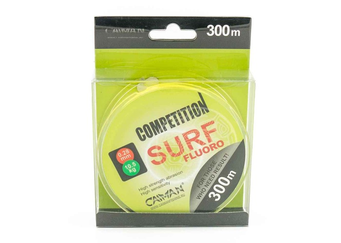 Леска Caiman Competition Surf Fluoro yellow 300 м 0,28мм