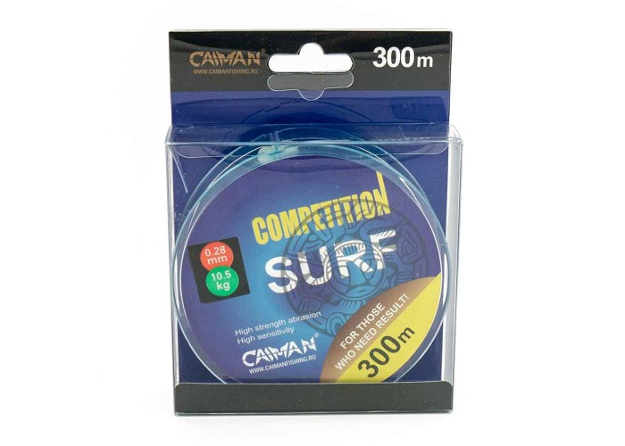 Леска Caiman Competition Surf 300 м 0,28мм синяя