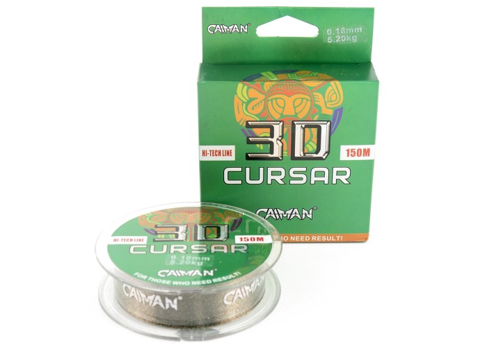 Леска Caiman Cursar 3D 150м 0,18мм