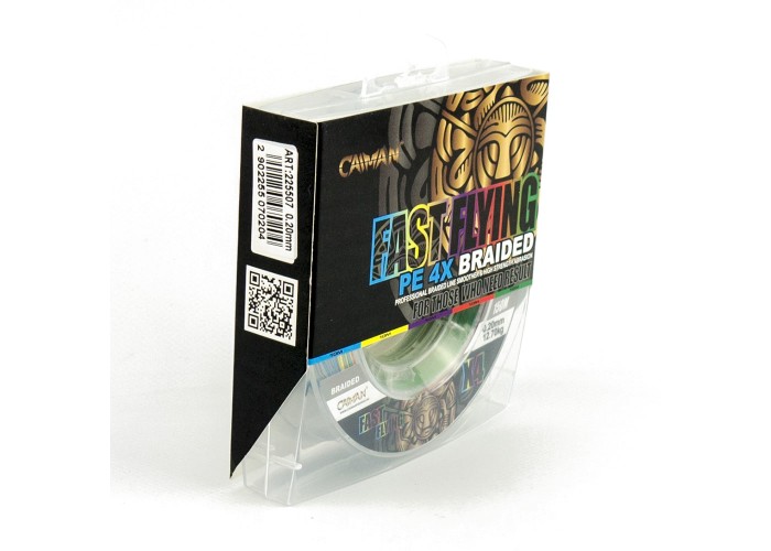 Шнур Caiman Fast flying 4PE 0,20 мм 150 м Multicolor 225507