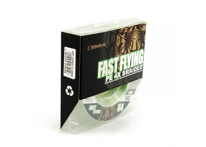 Шнур Caiman Fast flying 4PE 0,12 мм 150 м Green 215526