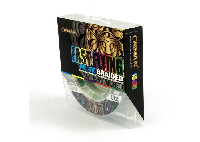 Шнур Caiman Fast flying 4PE 0,20 мм 150 м Multicolor 225507