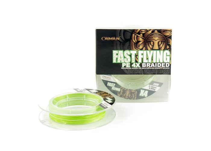 Шнур Caiman Fast flying 4PE 0,12 мм 150 м Green 215526