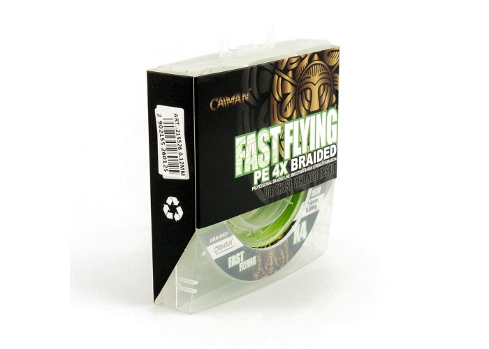 Шнур Caiman Fast flying 4PE 0,14 мм 150 м Green 215527