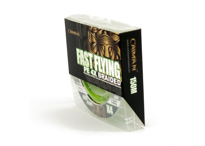 Шнур Caiman Fast flying 4PE 0,14 мм 150 м Green 215527