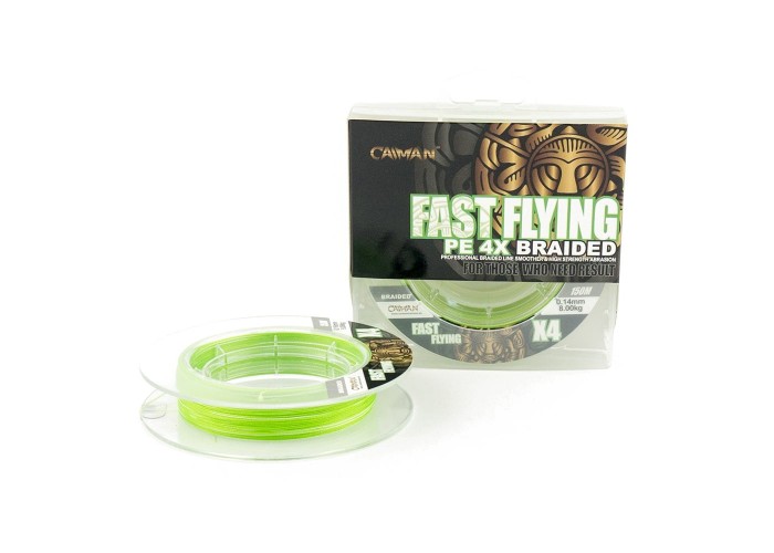 Шнур Caiman Fast flying 4PE 0,14 мм 150 м Green 215527