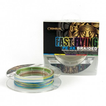 Шнур Caiman Fast flying 4PE 0,08 мм 150 м Multicolor 225501