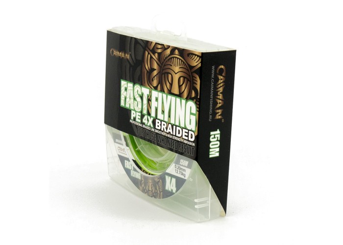 Шнур Caiman Fast flying 4PE 0,20 мм150 м Green 215530