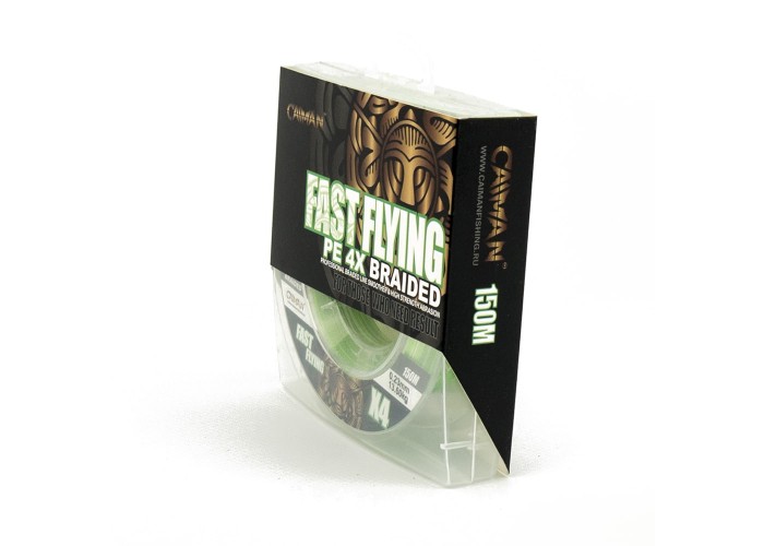 Шнур Caiman Fast flying 4PE 0,23 мм 150 м Green 215531