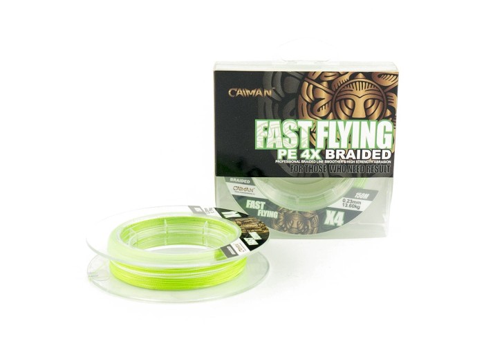 Шнур Caiman Fast flying 4PE 0,23 мм 150 м Green 215531