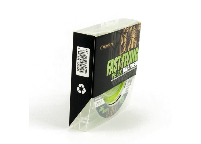 Шнур Caiman Fast flying 8PE 0,10 мм 150 м Green 215501