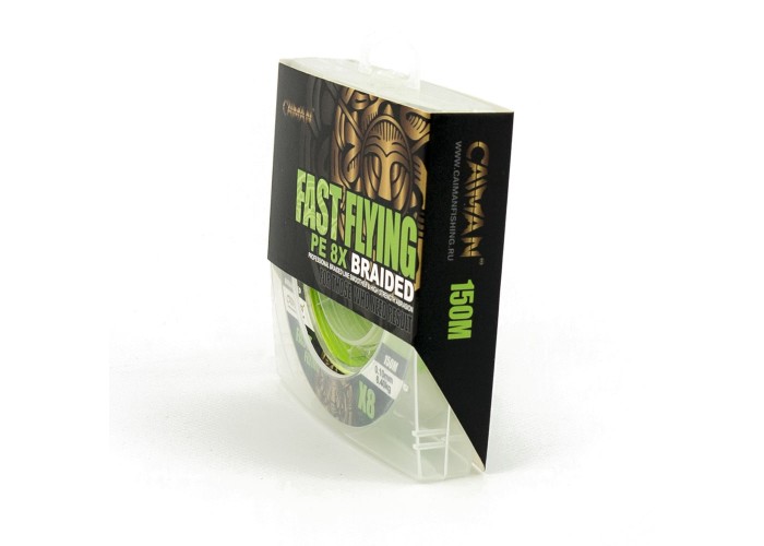 Шнур Caiman Fast flying 8PE 0,10 мм 150 м Green 215501